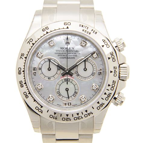 gold rolex daytona pearl face|rolex daytona 116509 white gold.